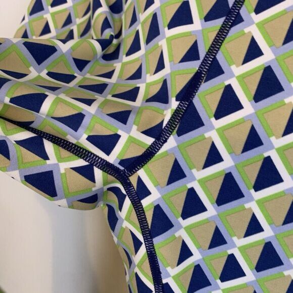 J. McLaughlin Workout Leggings Activewear Casual Libby Geometric Size Large - Picture 5 of 8